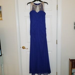 Adrianna Papell Formal Dress Cobalt Blue Sz 6